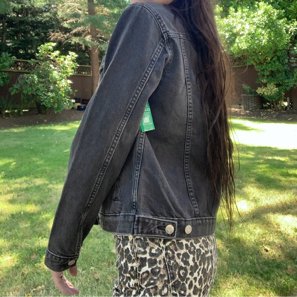 Gap black denim jacket - Picture 14 of 15